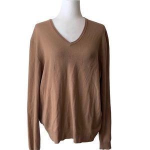 Polo Ralph Lauren Cashmere V-Neck Long Sleeve Sweater Size XL